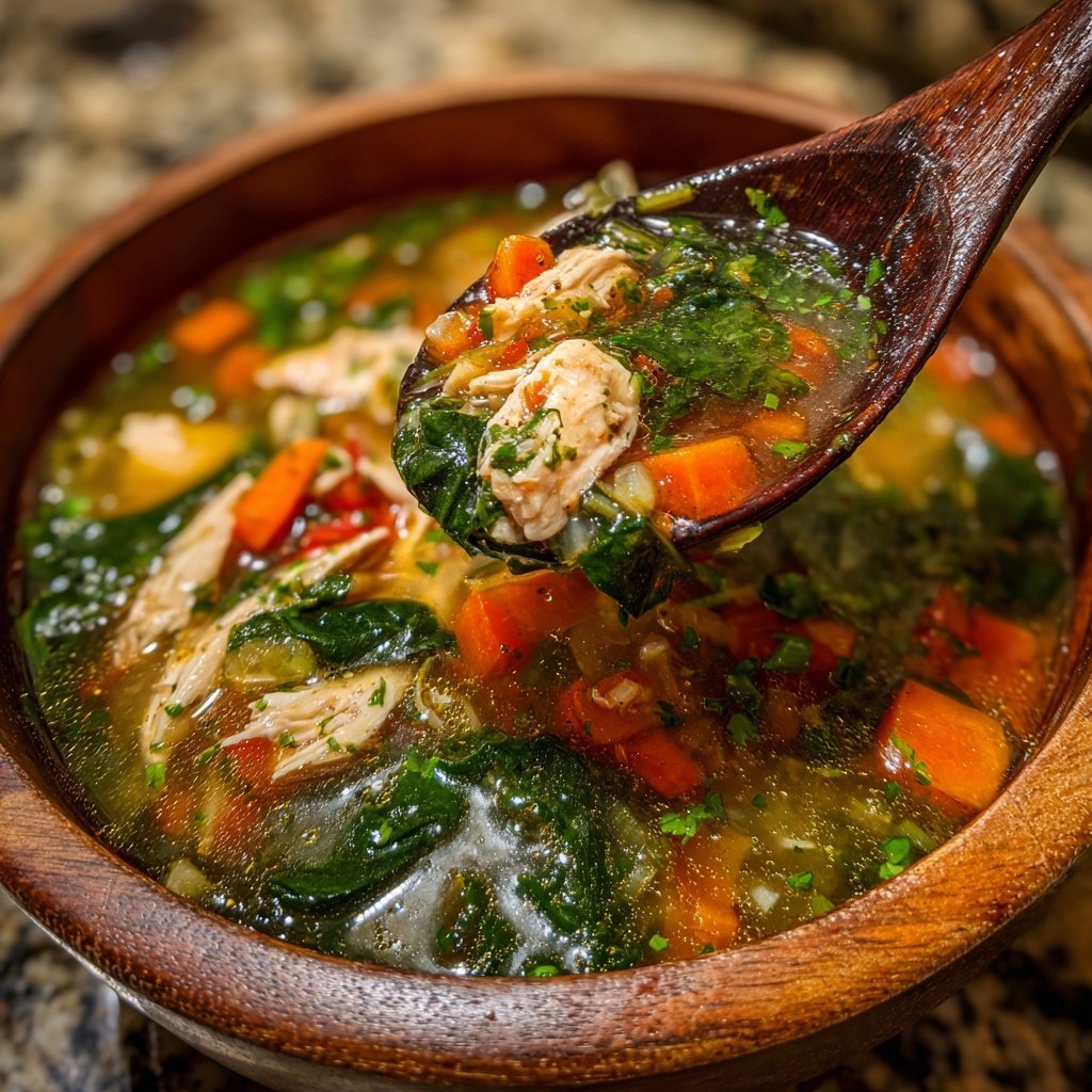 Spring Chicken Vegetable Soup