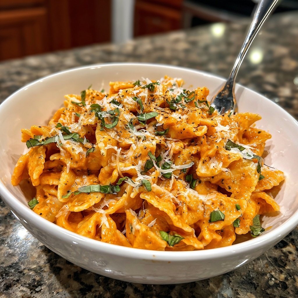 Quick Creamy Tomato Pasta Dinner