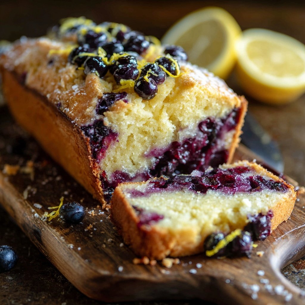 Lemon Blueberry Morning Bread