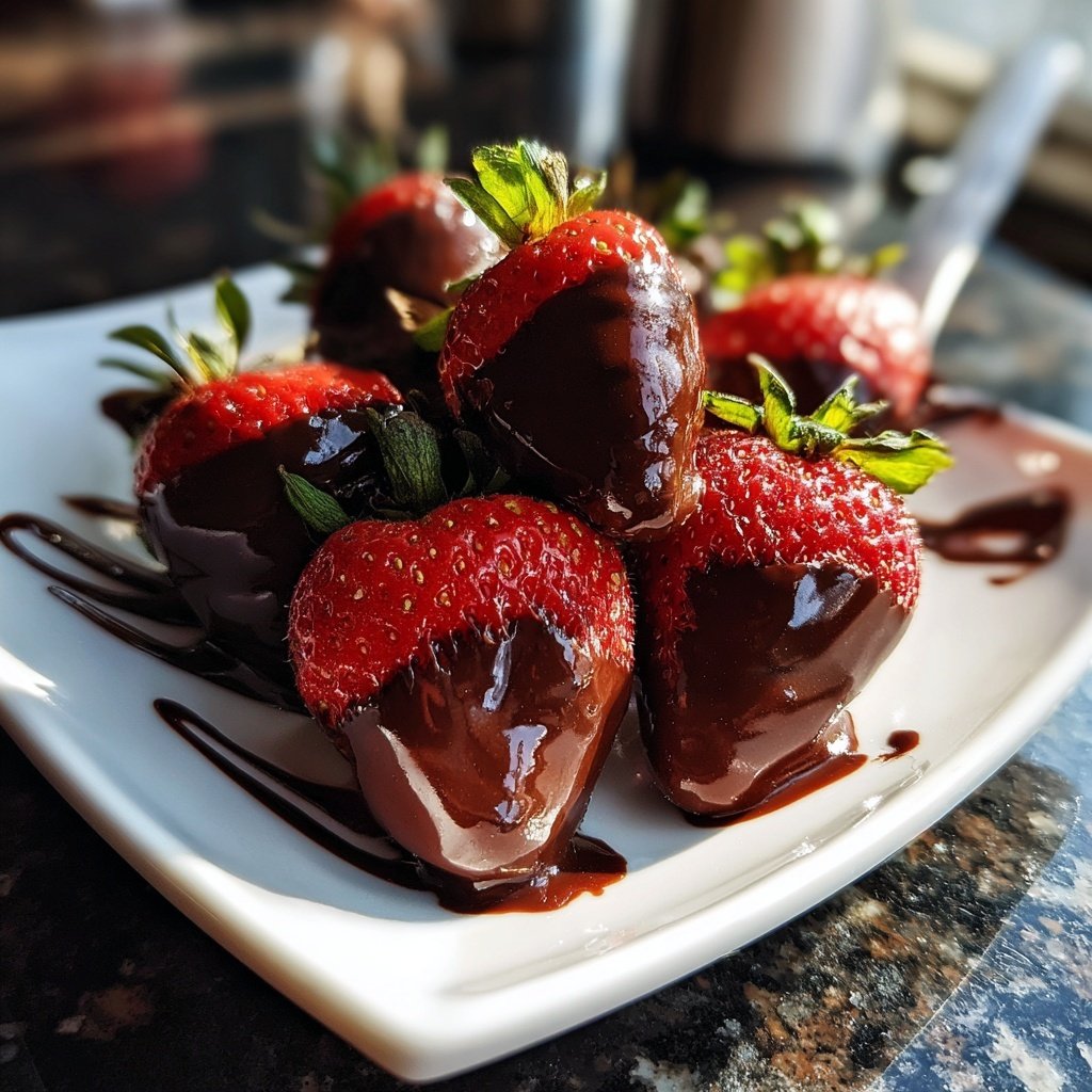 Dubai Style Chocolate Strawberry Dessert