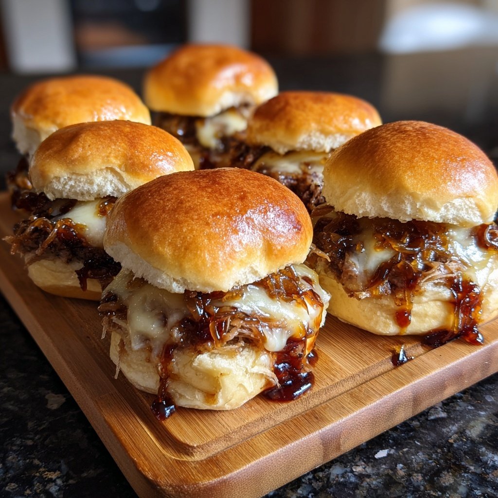 Caramelized Onion Sliders
