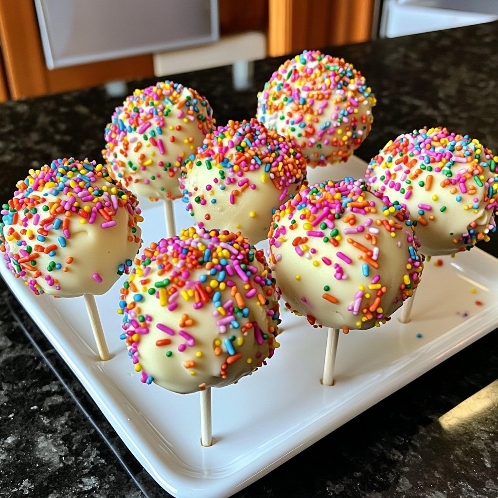 Starbucks Copycat Birthday Cake Pops