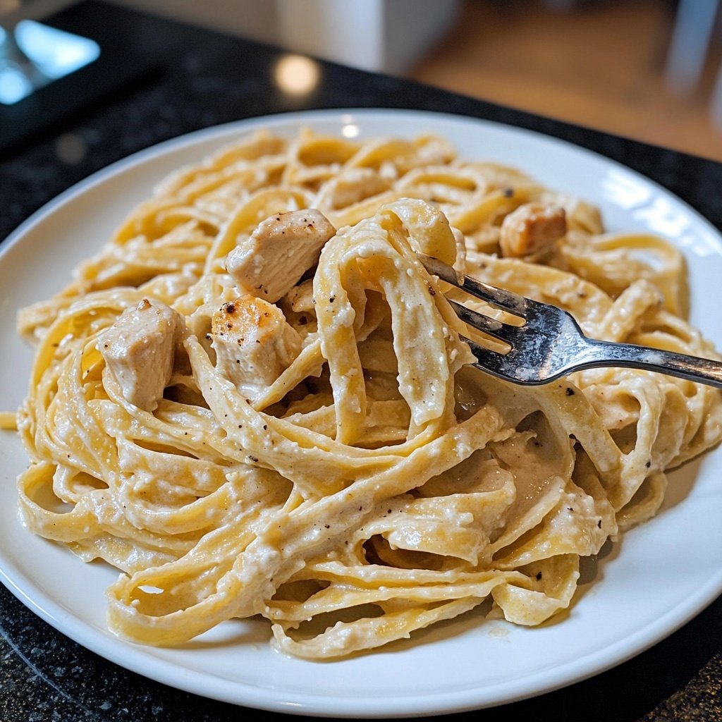 Creamy Garlic Parmesan Chicken Pasta